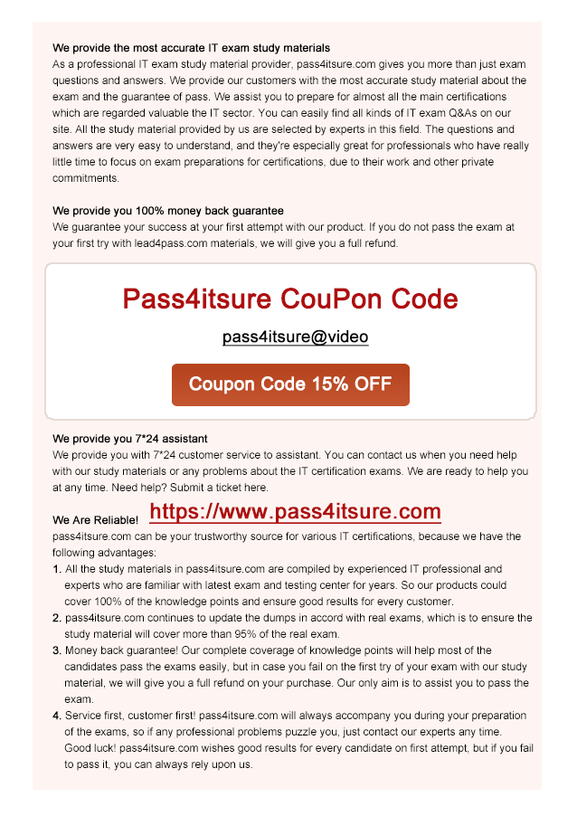 pass4itsure 70-735 coupon