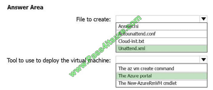 pass4itsure az-100 exam question q5-1