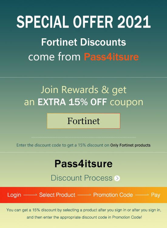 Fortinet Dumps Special Discount